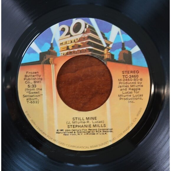 Stephanie Mills "Never Knew Love Like This Before" & "Still Mine" 20th Century F - Picture 6 of 6